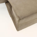 Salvatore Ferragamo Vala Hand Bag Suede 2way Beige Gold Auth LNZ972-17