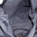 FENDI Mamma Baguette Schoudertas Nylon Zwart Zilver Auth LNZ973-11