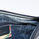 GUCCI GG Supreme Sherry Line Shoulder Bag PVC Navy Gold 89 02 032 Auth LNZ978-10