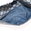 GUCCI GG Supreme Sherry Line Shoulder Bag PVC Navy Gold 89 02 032 Auth LNZ978-24