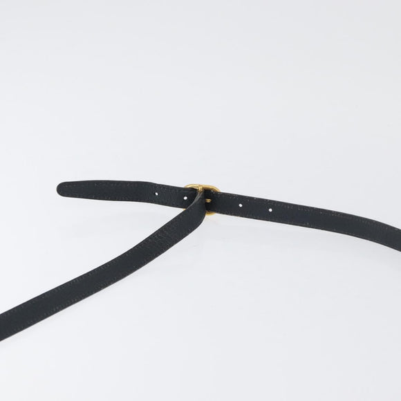 GUCCI GG Supreme Sherry Line Shoulder Bag PVC Navy Gold 89 02 032 Auth LNZ978