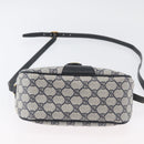 GUCCI GG Supreme Sherry Line Shoulder Bag PVC Navy Gold 89 02 032 Auth LNZ978-5