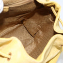 GUCCI Bamboo Backpack Suede Yellow Gold 003 2058 0016 Auth LNZ979A-22