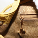 GUCCI Bamboo Backpack Suede Yellow Gold 003 2058 0016 Auth LNZ979A-24