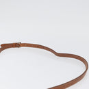 CELINE Macadam Canvas Shoulder Bag PVC Beige Gold Auth LNZ981-8