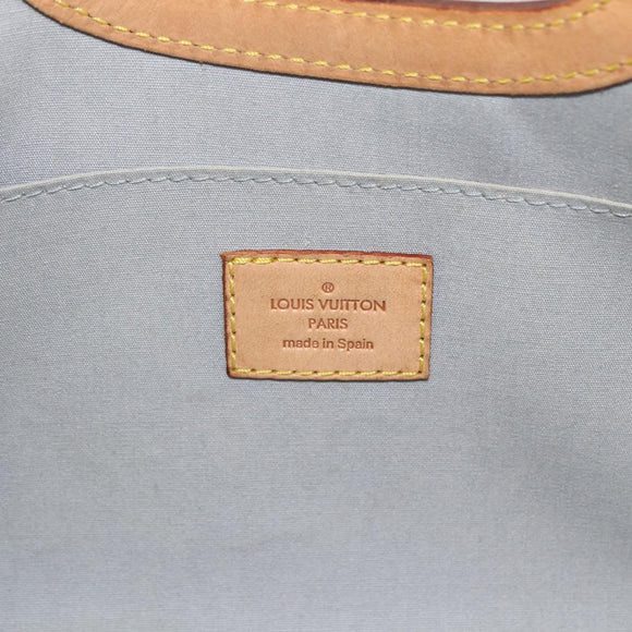 LOUIS VUITTON Monogram Vernis Roxbury Drive Tas 2Way Perle M91374 Auth LNZ982