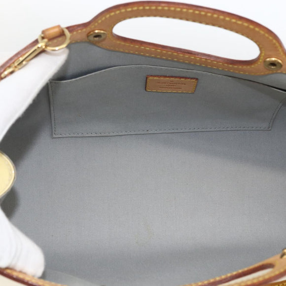 LOUIS VUITTON Monogram Vernis Roxbury Drive Tas 2Way Perle M91374 Auth LNZ982