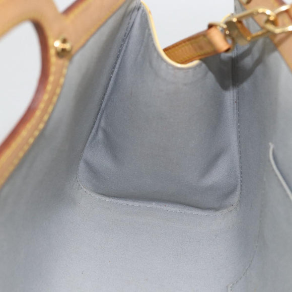 LOUIS VUITTON Monogram Vernis Roxbury Drive Tas 2Way Perle M91374 Auth LNZ982