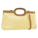 LOUIS VUITTON Monogram Vernis Roxbury Drive Tas 2Way Perle M91374 Auth LNZ982-1