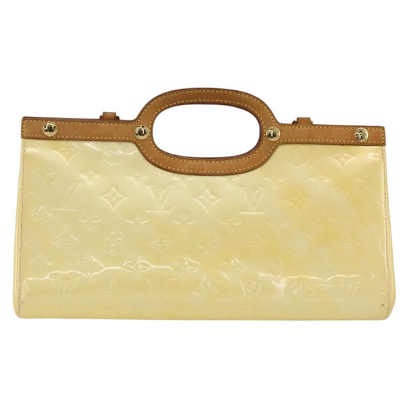 LOUIS VUITTON Monogram Vernis Roxbury Drive Tas 2Way Perle M91374 Auth LNZ982