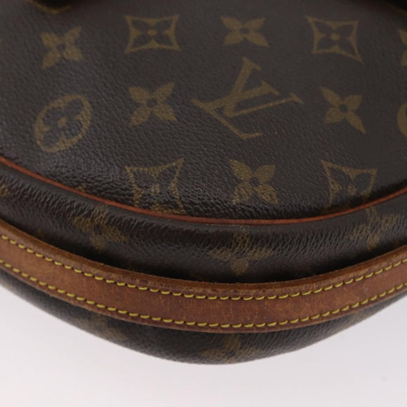 LOUIS VUITTON Monogram Jeune Fille GM Schoudertas M51225 LV Auth LNZ985
