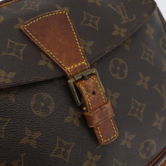 LOUIS VUITTON Monogram Jeune Fille GM Schoudertas M51225 LV Auth LNZ985