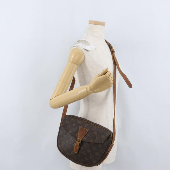 LOUIS VUITTON Monogram Jeune Fille GM Schoudertas M51225 LV Auth LNZ985