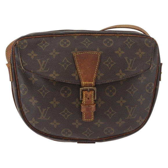 LOUIS VUITTON Monogram Jeune Fille GM Schoudertas M51225 LV Auth LNZ985