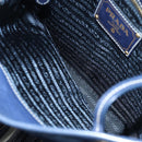 PRADA Shoulder Bag Nylon Navy Gold Auth LNZ987A-9