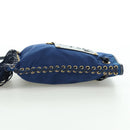 PRADA Shoulder Bag Nylon Navy Gold Auth LNZ987A-4