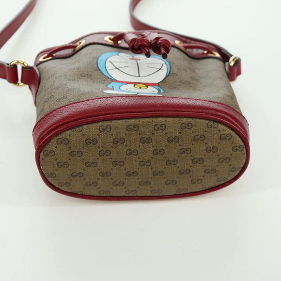 GUCCI Micro GG Supreme Fujiko-Pro Bag PVC Beige Gold 647801 Auth LNZ989SAM
