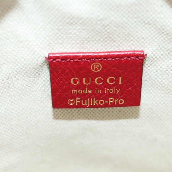 GUCCI Micro GG Supreme Fujiko-Pro Bag PVC Beige Gold 647801 Auth LNZ989SAM
