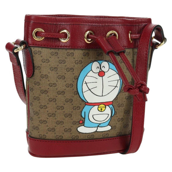 GUCCI Micro GG Supreme Fujiko-Pro Bag PVC Beige Gold 647801 Auth LNZ989SAM