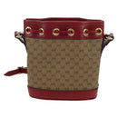 GUCCI Micro GG Supreme Fujiko-Pro Bag PVC Beige Gold 647801 Auth LNZ989SAM-3