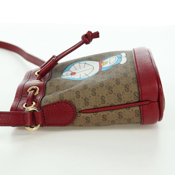 GUCCI Micro GG Supreme Fujiko-Pro Bag PVC Beige Gold 647801 Auth LNZ989SAM