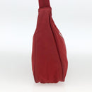 PRADA Hand Bag Nylon Red Silver Auth LNZ991-3