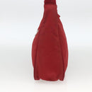 PRADA Hand Bag Nylon Red Silver Auth LNZ991-4