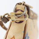 LOUIS VUITTON Multicolor Pochette Accessoires Pouch White M92649 Auth LNZ992-19