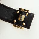 FENDI Zucchino Canvas Mamma Baguette Shoulder Bag Brown Gold Auth LNZ993A-19