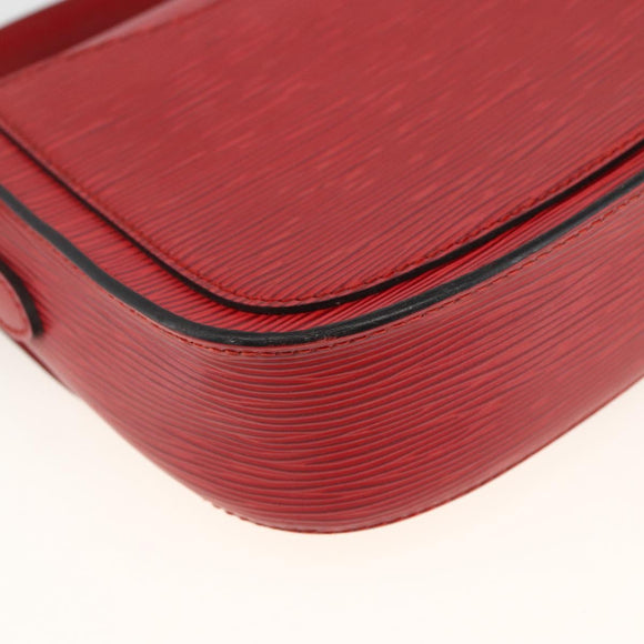 LOUIS VUITTON Epi Saint Cloud PM Shoulder Bag Red M52217 LV Auth LNZ995