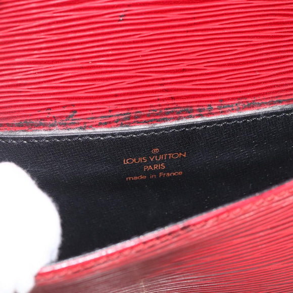LOUIS VUITTON Epi Saint Cloud PM Shoulder Bag Red M52217 LV Auth LNZ995