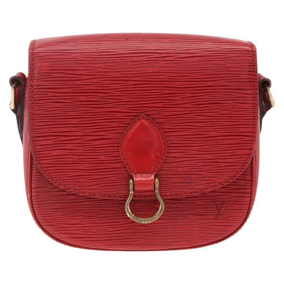 LOUIS VUITTON Epi Saint Cloud PM Shoulder Bag Red M52217 LV Auth LNZ995