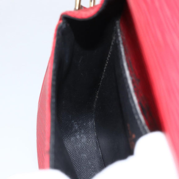 LOUIS VUITTON Epi Saint Cloud PM Shoulder Bag Red M52217 LV Auth LNZ995