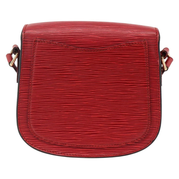 LOUIS VUITTON Epi Saint Cloud PM Shoulder Bag Red M52217 LV Auth LNZ995