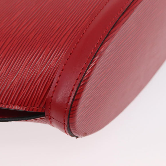 LOUIS VUITTON Epi Saint Jacques Poignees Long Hand Bag Red M52337 Auth LNZ996