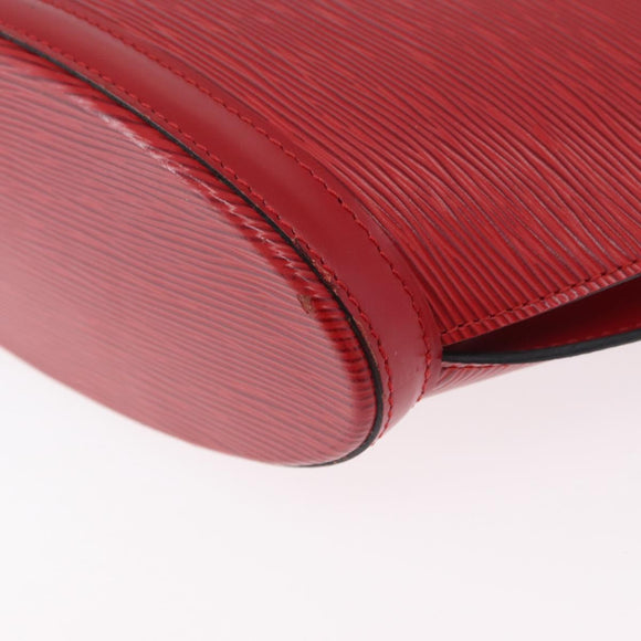 LOUIS VUITTON Epi Saint Jacques Poignees Long Hand Bag Red M52337 Auth LNZ996