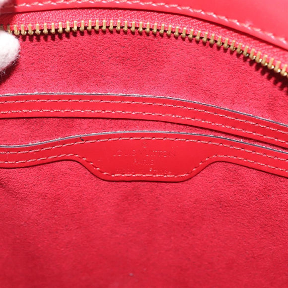 LOUIS VUITTON Epi Saint Jacques Poignees Long Hand Bag Red M52337 Auth LNZ996