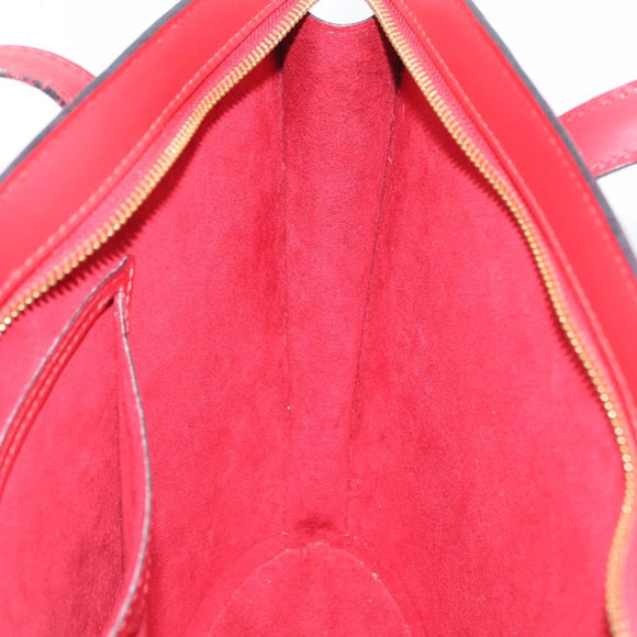 LOUIS VUITTON Epi Saint Jacques Poignees Long Hand Bag Red M52337 Auth LNZ996