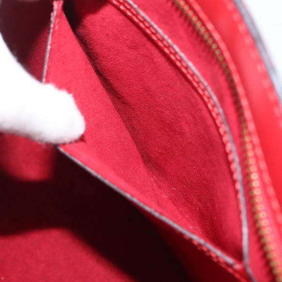LOUIS VUITTON Epi Saint Jacques Poignees Long Hand Bag Red M52337 Auth LNZ996