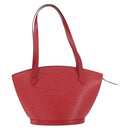 LOUIS VUITTON Epi Saint Jacques Poignees Long Hand Bag Red M52337 Auth LNZ996-13
