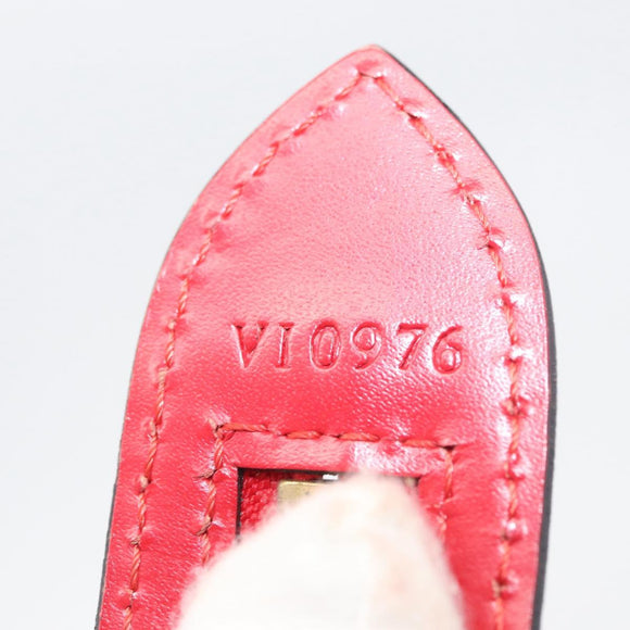 LOUIS VUITTON Epi Saint Jacques Poignees Long Hand Bag Red M52337 Auth LNZ996