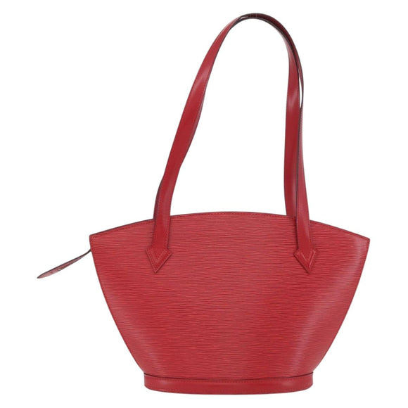 LOUIS VUITTON Epi Saint Jacques Poignees Long Hand Bag Red M52337 Auth LNZ996