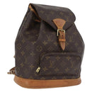 LOUIS VUITTON Monogram Montsouris MM Backpack M51136 LV Auth LNZ999A-1