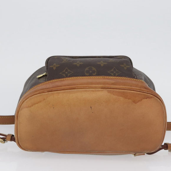 LOUIS VUITTON Monogram Montsouris MM Backpack M51136 LV Auth LNZ999A