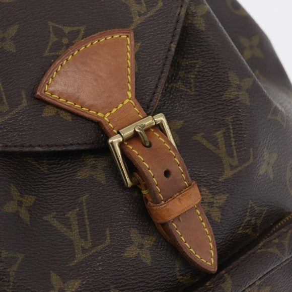 LOUIS VUITTON Monogram Montsouris MM Backpack M51136 LV Auth LNZ999A