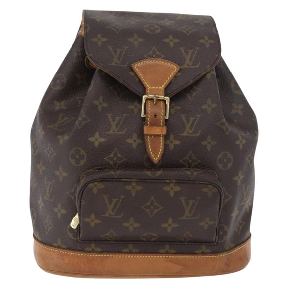 LOUIS VUITTON Monogram Montsouris MM Backpack M51136 LV Auth LNZ999A