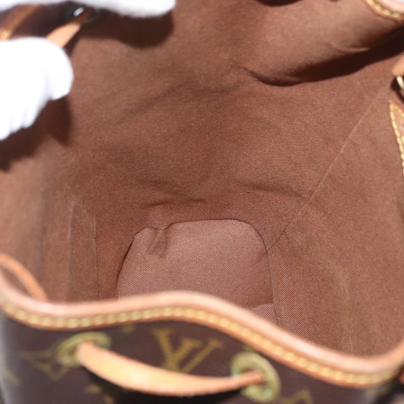 LOUIS VUITTON Monogram Montsouris MM Backpack M51136 LV Auth LNZ999A