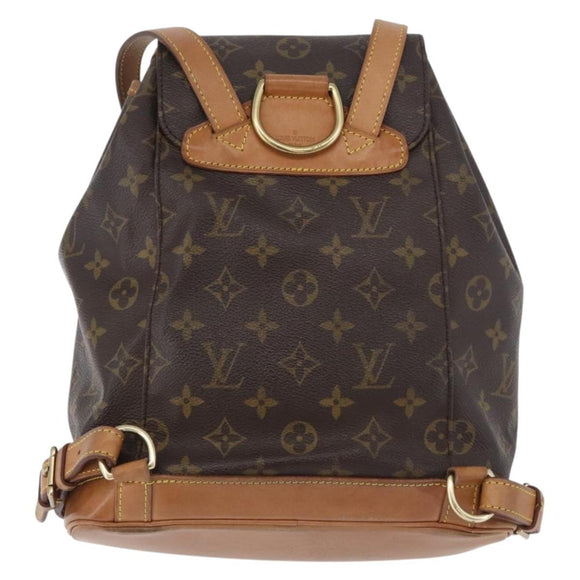 LOUIS VUITTON Monogram Montsouris MM Backpack M51136 LV Auth LNZ999A