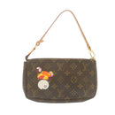 LOUIS VUITTON Monogram Panda Pochette Accessoires Pouch M51981 LV Auth lt317-2