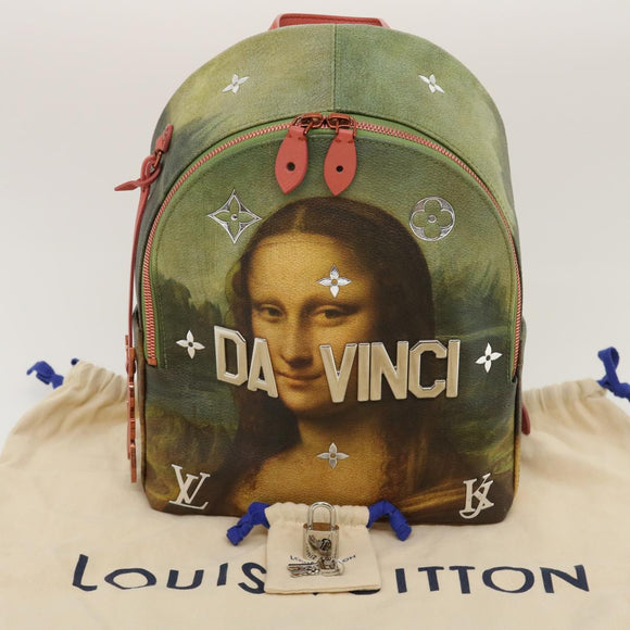 LOUIS VUITTON Masters Collection DaVinci PalmSprings Backpack M43375 Auth 67487SM